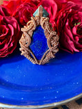 Lapis Lazuli Copper Wire Wrapped Pendant